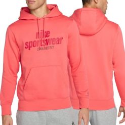 Bluza męska sportowa Nike Sportswear Club HJ2159-814 z kapturem. Brązowe bluzy z kapturem męskie Nike, m, bez wzorów, z kapturem. Za 179.00 zł.