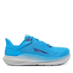 Buty do biegania Altra. Niebieskie buty do biegania męskie Altra, bez wzorów, bez zapięcia, do biegania. Za 519.99 zł.