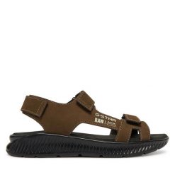 Sandały G-Star Raw. Brązowe sandały męskie G-Star Raw, bez zapięcia. Za 229.99 zł.