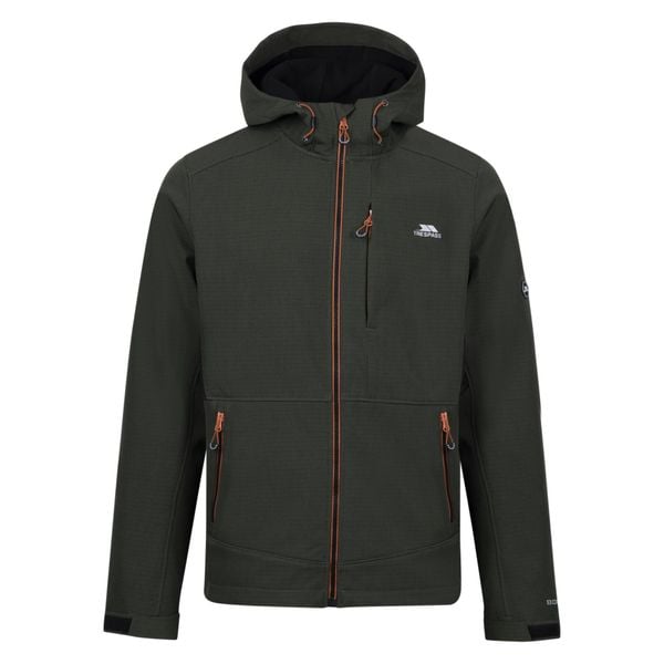 Trespass Dante - Męska kurtka softshell Dark Vine. Brązowe kurtki męskie Trespass, m, bez wzorów, z softshellu, sportowe, bez ramiączek, bez kaptura. Za 408.99 zł.