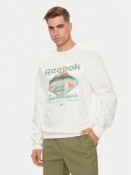 Reebok Bluza Classic Court Sport 100075742 Biały Regular Fit. Białe bluzy nierozpinane męskie Reebok, m, bez wzorów, z bawełny, sportowe, bez ramiączek, bez kaptura. Za 259.99 zł.