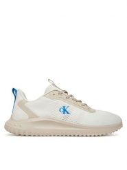 Calvin Klein Jeans Sneakersy Eva Runner Mix Ny YM0YM01387 Biały. Białe buty sportowe na co dzień męskie Calvin Klein Jeans, m, bez wzorów, z jeansu, bez ramiączek, bez kaptura. Za 269.99 zł.