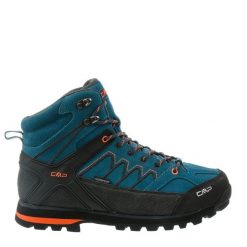 Buty trekkingowe męskie CMP MOON MID. Niebieskie buty zimowe męskie CMP, bez wzorów, sportowe, bez obcasa, bez zapięcia. W wyprzedaży za 479.99 zł.