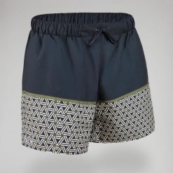 Spodenki surfingowe męskie Olaian 100 15" Sepak. Czarne szorty męskie OLAIAN, bez wzorów, z materiału, sportowe. Za 49.99 zł.
