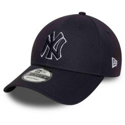 Czapka New Era 940 Outline NYY Navy. Zielone czapki męskie New Era, na jesień, bez wzorów. Za 126.86 zł.