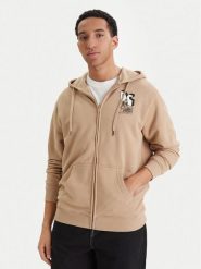 DC Shoes Bluza Anodized EDYSF03267 Beżowy Regular Fit. Brązowe bluzy rozpinane męskie DC Shoes, m, bez wzorów, z bawełny, bez ramiączek, bez kaptura. Za 169.99 zł.