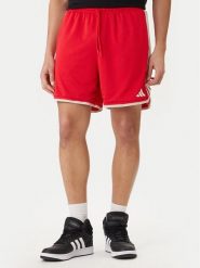 Adidas Szorty sportowe Stadium JZ6857 Czerwony Regular Fit. Czerwone szorty sportowe męskie ADIDAS, bez wzorów, z syntetyku, sportowe. Za 198.99 zł.