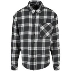 Męska Koszula W Kratę. Białe koszule męskie Urban Classics, m, bez wzorów, bez kołnierzyka, bez ramiączek. Za 186.99 zł.