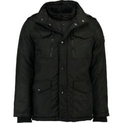 Parka "Divergence" w kolorze czarnym. Parki męskie marki SOLOGNAC. W wyprzedaży za 386.95 zł.