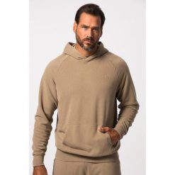 Męska Bluza z kapturem fitness dzianina dresowa kaptur. Brązowe bluzy nierozpinane męskie JAY-PI, m, bez wzorów, z bawełny, casualowe, bez ramiączek, z kapturem. Za 343.99 zł.