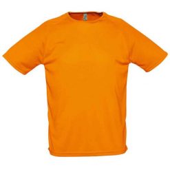 Męska Sportowa Koszulka Raglanowa. Brązowe t-shirty sportowe męskie SOL'S, m, bez wzorów, sportowe, bez ramiączek. Za 46.99 zł.