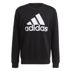 Bluza męska adidas Essentials Sweatshirt. Białe bluzy nierozpinane męskie ADIDAS, m, bez wzorów, sportowe, bez ramiączek, bez kaptura. Za 199.00 zł.