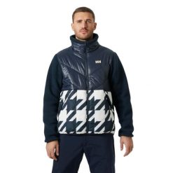 Kurtka puchowa Helly Hansen Village Hybrid. Niebieskie kurtki męskie Helly Hansen, na zimę, m, bez wzorów, z puchu, bez ramiączek, bez kaptura. W wyprzedaży za 682.50 zł.