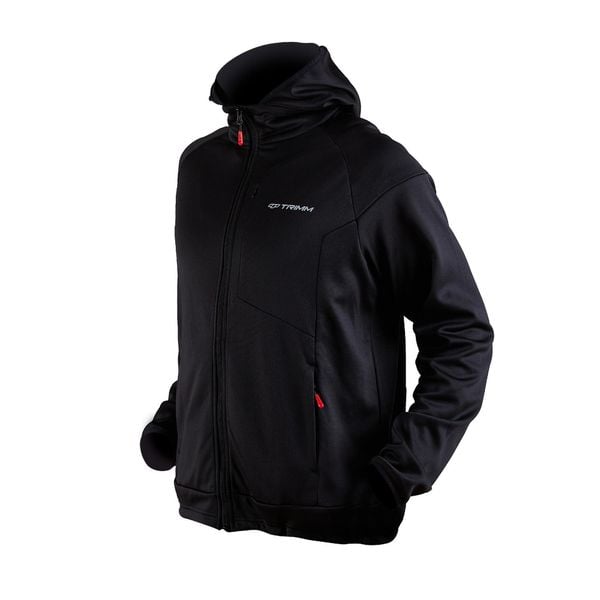Bluza Trimm BART. Czarne bluzy rozpinane męskie TRIMM, na zimę, m, bez wzorów, sportowe, bez ramiączek, z kapturem. W wyprzedaży za 168.00 zł.