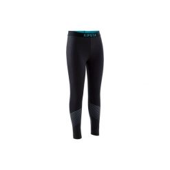 Legginsy Keepdry 900. Czarne legginsy męskie KIPSTA, ze skóry. Za 59.99 zł.