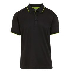 Koszulka Polo Męska Z Krótkim Rękawem. Czarne koszulki polo męskie Regatta, m, bez wzorów, bez kołnierzyka, bez ramiączek. Za 67.99 zł.