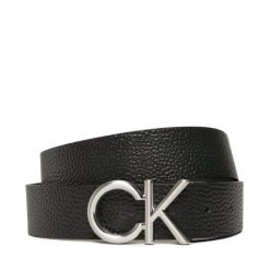 Pasek Męski Calvin Klein. Czarne paski męskie Calvin Klein, bez wzorów. Za 159.99 zł.