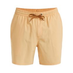 Szorty kąpielowe dla Mężczyzn SURFSILK SOLID 16" Pomarańczowy. Brązowe kąpielówki męskie Quiksilver, bez wzorów, z elastanu, sportowe. Za 199.99 zł.