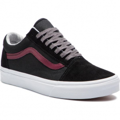 Tenisówki VANS - Old Skool VN0A38G1UNI1 (Jersey Lace) Black/Port. Czarne trampki męskie Vans, z jersey. Za 319.00 zł.