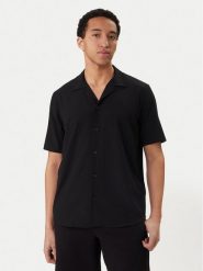 KARL LAGERFELD Koszula 605942 562034 Czarny Regular Fit. Czarne koszule męskie KARL LAGERFELD, m, bez wzorów, z syntetyku, bez kołnierzyka, bez ramiączek. Za 669.99 zł.