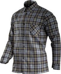 UN KOSZULA FLANELOWA ROCKER SZARA, POLSKA ROZMIAR XXL. Szare koszule męskie UN, m, bez wzorów, bez kołnierzyka, bez ramiączek. Za 56.51 zł.