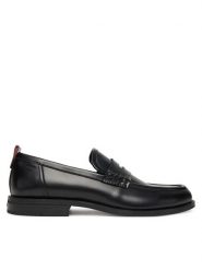 HUGO Półbuty Varian 50548591 Czarny. Czarne eleganckie półbuty męskie Hugo, ze skóry, wizytowe, bez obcasa, bez zapięcia. Za 649.99 zł.