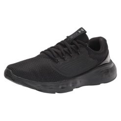 Trampki Męskie Charged Vantage. Czarne buty trekkingowe męskie Under Armour, bez wzorów, bez zapięcia, trekkingowe. Za 387.99 zł.