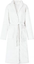 VidaXL Szlafrok bez kaptura Biały m Flanela. Białe bielizna termoaktywna męska vidaXL, m, bez wzorów, bez ramiączek. Za 210.28 zł.