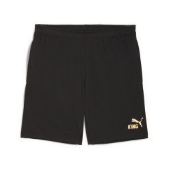 Męskie szorty piłkarskie KINGtouch PUMA Black Gold. Czarne szorty sportowe męskie Puma, bez wzorów, klasyczne. Za 159.00 zł.