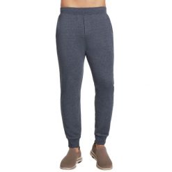 Spodnie sportowe męskie Skechers Expedition. Niebieskie długie spodnie sportowe męskie Skechers, bez wzorów, z dresówki. Za 134.99 zł.