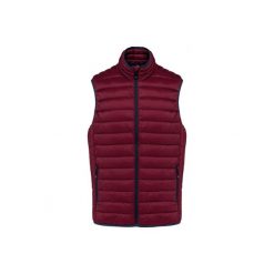 Lekka kurtka puchowa bez rękawów Kariban. Brązowe kurtki męskie KARIBAN, m, bez wzorów, z puchu, bez ramiączek, bez kaptura. Za 216.50 zł.