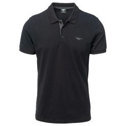 Męska Koszulka Polo Micko II. Czarne koszulki polo męskie Hi-tec, m, bez wzorów, sportowe, bez kołnierzyka, bez ramiączek. Za 83.99 zł.