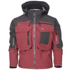 Kurtka wędkarska do brodzenia Taimen Tugur Brick. Czerwone kurtki męskie TAIMEN, s, bez wzorów, sportowe, bez ramiączek, bez kaptura. Za 699.99 zł.
