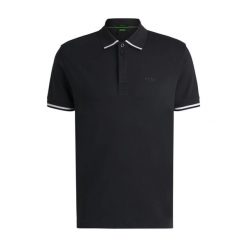 Polo BOSS Paddy Lux BLU (50538185-402). Niebieskie koszulki polo męskie Boss, m, bez wzorów, sportowe, bez kołnierzyka, bez ramiączek. Za 349.00 zł.