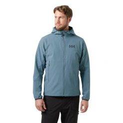 Kurtka turystyczna Helly Hansen Cascade Shield. Niebieskie kurtki narciarskie i snowboardowe męskie Helly Hansen, na zimę, m, bez wzorów, bez kaptura, narciarskie. Za 723.50 zł.
