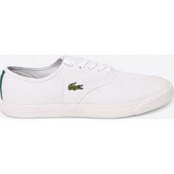 Lacoste - Tenisówki. Szare trampki męskie Lacoste, z materiału. W wyprzedaży za 239.90 zł.