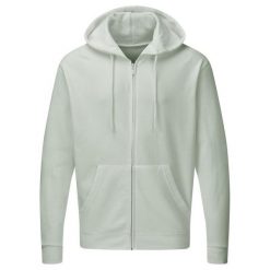 Męska Gładka Bluza Sportowa Z Kapturem Na Zamek. Białe bluzy z kapturem męskie SG, m, bez wzorów, z kapturem. Za 134.99 zł.