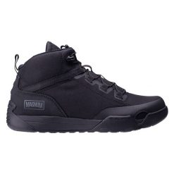 Buty outdoorowe męskie Magnum Mars Mid - czarne, Rozmiar buta 45. Czarne buty trekkingowe męskie MAGNUM, bez wzorów, z gumy, bez zapięcia. Za 379.99 zł.
