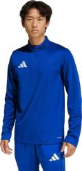 Bluza męska adidas Entrada 26 Training Top niebieska JZ6655 S. Niebieskie bluzy nierozpinane męskie ADIDAS, m, bez wzorów, bez ramiączek, bez kaptura. Za 178.99 zł.