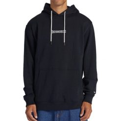 Bluza z kapturem dla Mężczyzn BASELINE Czarny. Czarne bluzy z polaru męskie DC Shoes, m, bez wzorów, z bawełny, sportowe, bez ramiączek, z kapturem. Za 319.99 zł.