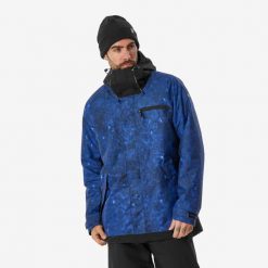 Kurtka snowboardowa męska Dreamscape SNB 100. Kurtki narciarskie i snowboardowe męskie DREAMSCAPE, na zimę, m, bez wzorów, z materiału, bez kaptura, narciarskie. Za 299.99 zł.