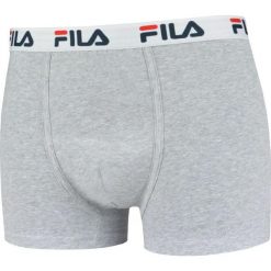 Bokserki męskie Fila 1-pak Szare. Szare bokserki męskie Fila, m, bez wzorów, z bawełny. Za 131.99 zł.