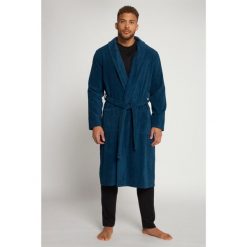 Męski Szlafrok odzież domowa kołnierz szalowy frotte do 8XL. Niebieskia szlafroki męskie JAY-PI, m, bez wzorów, z bawełny, bez kaptura. Za 432.99 zł.