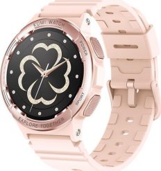 Smartwatch Kumi K6 Różowy (KU-K6/PK). Czerwone zegarki smartwatch Kumi. Za 223.16 zł.