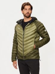 Mammut Kurtka puchowa Broad Peak 1013-02961 Zielony Regular Fit. Zielone kurtki outdoor męskie Mammut, m, bez wzorów, z puchu, bez kaptura, outdoorowe. Za 1,399.00 zł.