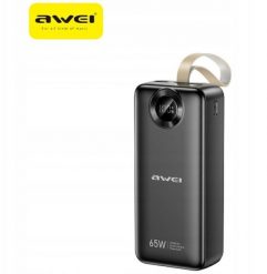 Powerbank Awei PA-34 30000mAh 65W Fast charging czarny. Czarne powerbanki Awei. Za 150.66 zł.