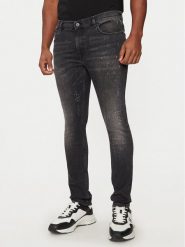 KARL LAGERFELD Jeansy 265801 544832 Czarny Slim Fit. Czarne jeansy męskie KARL LAGERFELD, bez wzorów, z bawełny. Za 589.99 zł.