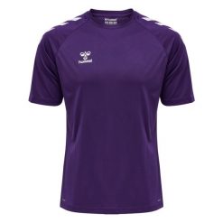 Koszulka sportowa męska Hummel Core XK Poly T-Shirt S/S. Białe t-shirty sportowe męskie HUMMEL, m, bez wzorów, sportowe, bez ramiączek. Za 77.00 zł.