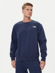 The North Face Bluza Essential NF0A89ET Granatowy Regular Fit. Niebieskie bluzy nierozpinane męskie The North Face, m, bez wzorów, z bawełny, bez ramiączek, bez kaptura. Za 279.99 zł.