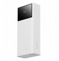 Powerbank Baseus EnerFill FP41 30000mAh 22.5W z kablem Baseus Simple USB-A - USB-C 3A 30cm - biały. Białe powerbanki Baseus. Za 124.07 zł.